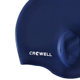 Czepek pływacki Crowell Ucho Bora granatowo-fioletowy kol.3